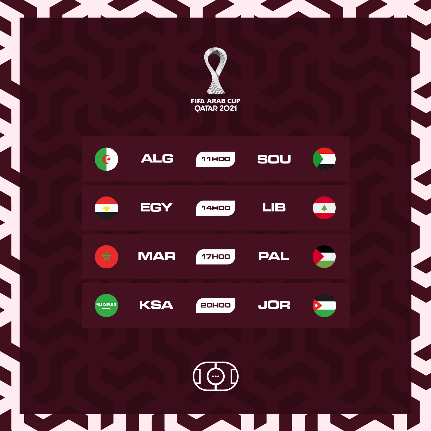 FIFA ARAB CUP Programme d’aujourd’hui DZA Le Site Des Derniers Buzz